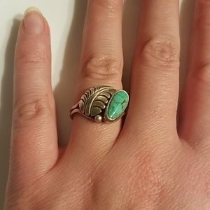 AZ turquoise and sterling silver ring